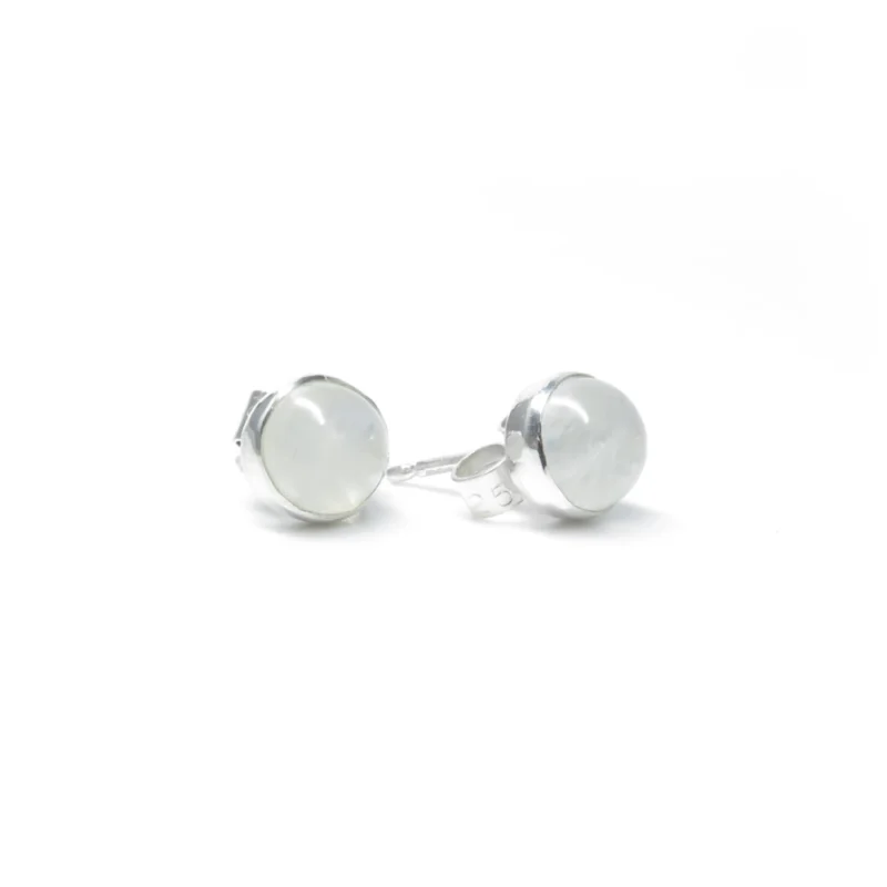 sterling silver and Moonstone earrings